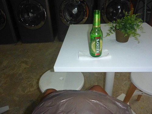 Laundry with beer...